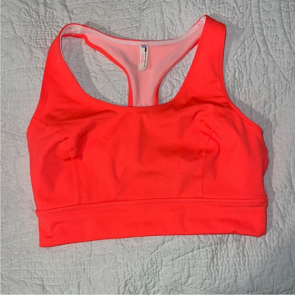 Women's Coral Sports Bra